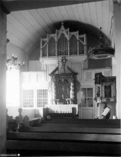 S2 Witt Nr. 874, Rautenberg, Kirche, Altarraum, April 1956, 1956