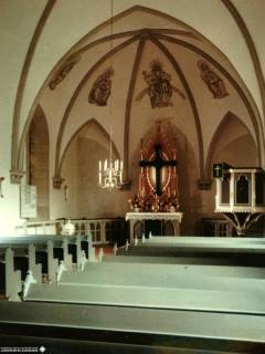 S2 Witt Nr. 979, Sehlem, Kirche, Altarraum, August 1956, 1956