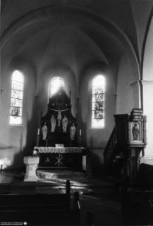 S2 A 49 Nr. 72, Söhlde, Kirche, Altarraum, um 1957, vor 1957