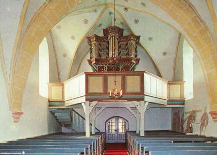 S2 Nr. 9321a, Ueffeln, Marien-Kirche, Orgelempore, 1988, 1988