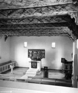 S2 Witt Nr. 1225, Vöhrum, Kirche, Altarraum, Mai 1959, 1959