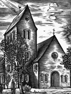 S2 Nr. 15013, Weener, Kirche, um 1955, ohne Datum