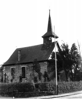 S2 A107 Nr. 61, Wehmingen, Kirche, um 1955, um 1950