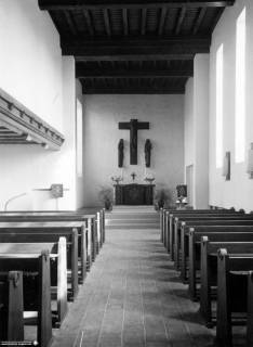 S2 Witt Nr. 993, Wesendorf, Kirche, Altarraum, September 1956, 1956
