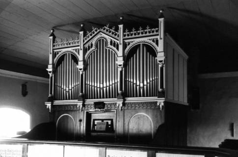 S2 A 35 Nr. 86, Woltershausen, Kirche, Orgel, um 1960, um 1960