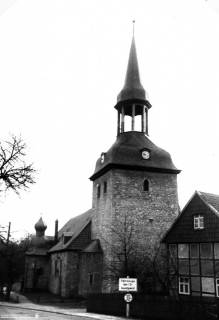 S2 A 35 Nr. 110, Wrisbergholzen, Kirche, Nordwestansicht, um 1960, um 1960