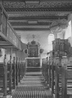 S2 Witt Nr. 235, Elmlohe, Kirche, Altarraum, August 1951, 1951