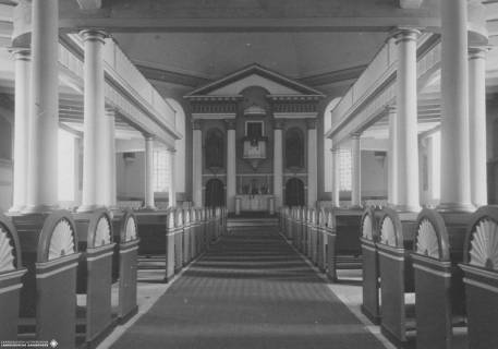 S2 Witt Nr. 361, Elze, Kirche, Altarraum, Oktober 1952, 1952