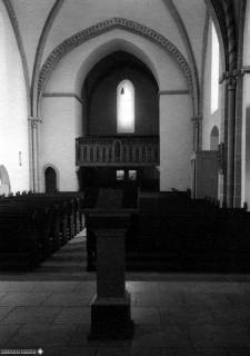 S2 Witt Nr. 1332, Engter, Johannis-Kirche, Innenraum nach Westen, Oktober 1959, 1959