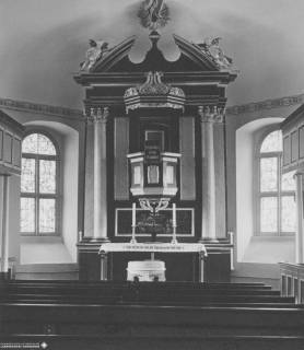 S2 Witt Nr. 133, Eschede, Kirche, Altarraum, August 1950, 1950