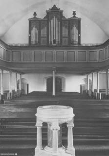 S2 Witt Nr. 136, Eschede, Kirche, Orgelempore, August 1950, 1950