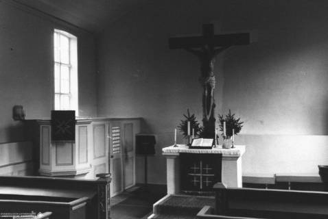 S2 A 35 Nr. 023-026, Everode, Kirche, Altarraum, um 1960, um 1960