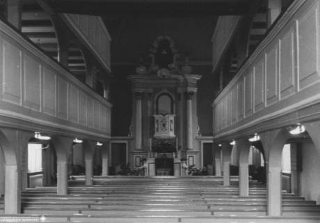 S2 A37 Nr. 18, Eystrup, Willehadi-Kirche, Altarraum, um 1960, um 1960