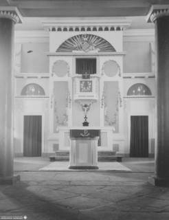 S2 Witt Nr. 824, Fallersleben, Michaelis-Kirche, Altar, November 1955, 1955