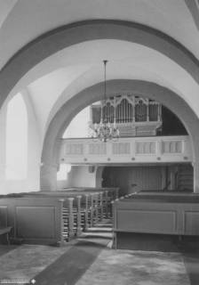 S2 Witt Nr. 1200, Feldbergen, Kirche, Orgelempore, September 1958, 1958