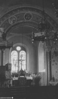 S2 A 51 Nr. 35, Flegessen, Kirche, Altarraum, um 1960, um 1960