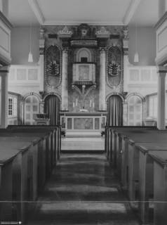 S2 Witt Nr. 1948, Föhrste, Kirche, Altarraum, Oktober 1966, 1966
