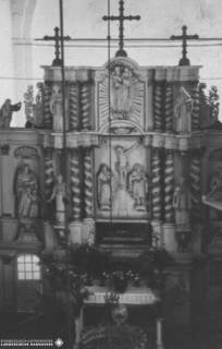 S2 A 47 Nr. 9, Fredelsloh, Kirche, Altarwand, um 1953, um 1953