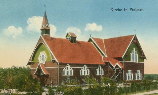 S2 Nr. 9260, Freistatt, alte Kirche, 1929, 1929