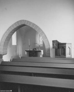 S2 Witt Nr. 1062, Frenke, Kirche, Altarraum, Mai 1957, 1957