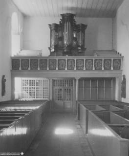 S2 Witt Nr. 546, Funnix, Kirche, Orgelempore, September 1954, 1954
