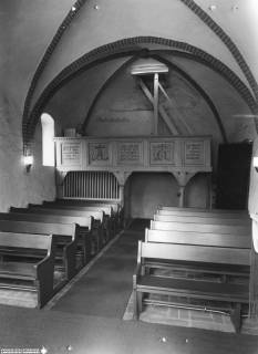 S 02b Nr. 798, Gümmer, Kirche, Innenraum nach Westen, um 1958, um 1958