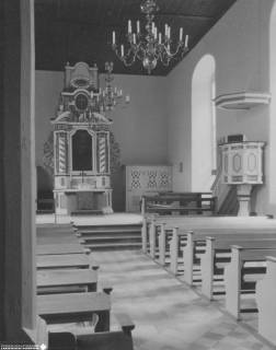 S2 Witt Nr. 344, Harriehausen, Remigius-Kirche, Altarraum (nach Umbau), August 1952, 1952