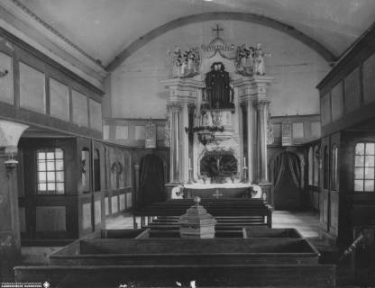 S2 Nr. 9495, Kolenfeld, Dionysius-Kirche, Altarraum, 1953, 1953