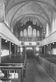 S2 Witt Nr. 342, Lilienthal, Marien-Kirche, Innenansicht nach Westen, August 1952, 1952