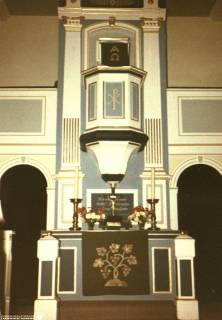 S2 A 17 Nr. 21,  Luthe, Kirche, Altar, um 1960, um 1960