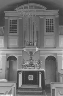 S2 Witt Nr. 140, Otternhagen, Johannes-Kirche, Altarraum (nach der Renovierung), August 1950, 1950