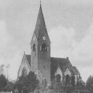 S2 A 74 Nr. 33, Rotenburg/Wümme, Kirche "Zum guten Hirten" (Anstalten der Inneren Mission), um 1925, um 1925