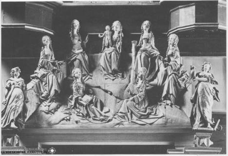 S2 Nr. 18873, Mittelalterliche Figurengruppe, Ort und Zeit unbekannt, ohne Datum