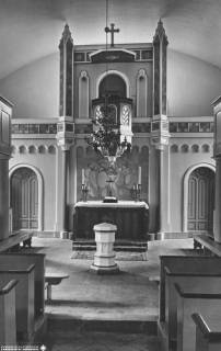 S2 Nr. 10695, Steina, Katharinen-Kirche, Altarraum, um 1953
, um 1953