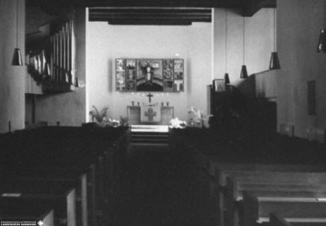 S2 A 18 Nr. 46, Wietzen, Gangolf-Kirche, Innenansicht nach Osten, um 1960, um 1960