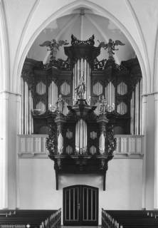 S 02b Nr. 2009, Zellerfeld, Salvatoris-Kirche, Orgelempore, um 1955, um 1955