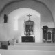Landeskirchliches Archiv Hannover, S2 Witt Nr. 830, Beienrode (KK Wolfsburg), Kapelle, Altarraum, Dezember 1955
