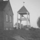 Landeskirchliches Archiv Hannover, S2 Witt Nr. 516, Burhafe, Glockenturm, Mai 1954