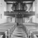 Landeskirchliches Archiv Hannover, S2 Witt Nr. 902, Dunum, Kirche, Orgelempore, April 1956