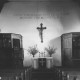 Landeskirchliches Archiv Hannover, S2 A 044 Nr. 06, Freistatt, alte Kirche, Altarraum, um 1960