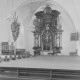 Landeskirchliches Archiv Hannover, S2 Witt Nr. 1039, Fürstenau, Kirche, Altarraum, April 1957