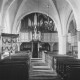 S2 Nr. 9607, Liebenau, Laurentius-Kirche, Innenansicht nach Westen, um 1956