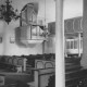 S2 Witt Nr. 1282, Warmsen, Georgs-Kirche, Innenansicht nach Südwesten mit Orgel, Juli 1959 